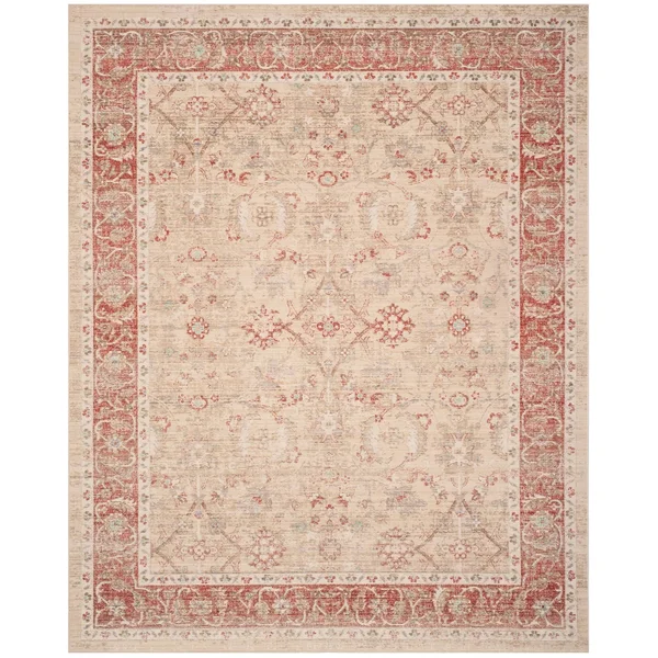 Safavieh Windsor Lucia Framed Floral Rug - Beige
