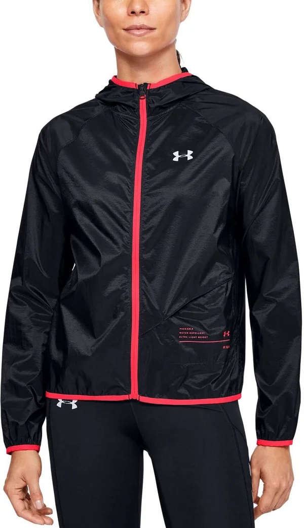 Under Armour Women's Qualifier Storm Packable Jacket - Black - MD