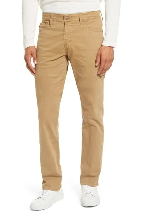 Men's Ag Everett Sud Slim Straight Fit Pants, Size 30 x 32 - Beige