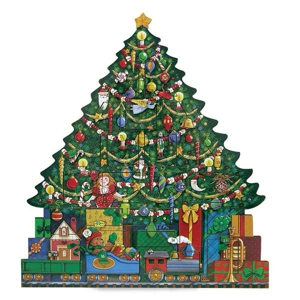 Byers& Choice Christmas Tree Advent Calendar