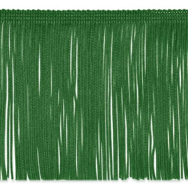 Expo International 20-Yard Chainette Fringe Trim - 6-Inch, Emerald