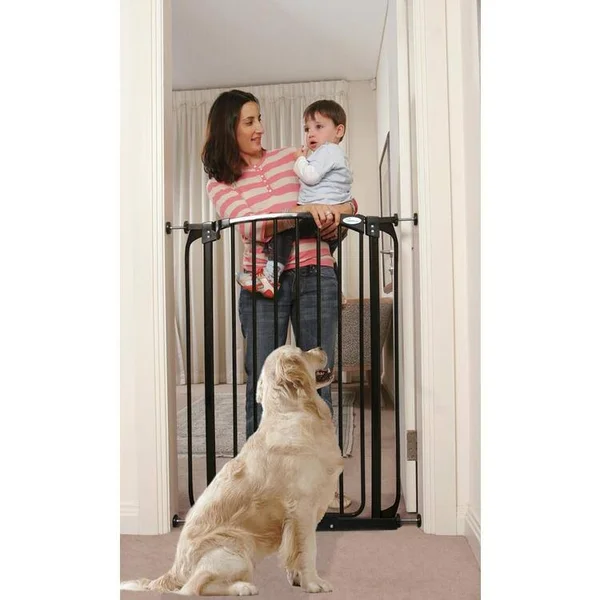 Dreambaby Chelsea Tall Auto Close Stay Open Security Gate Black - F190B