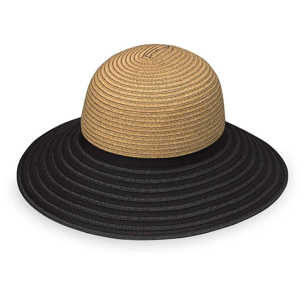 Wallaroo Hat Company: Women's Riviera Hat - Camel/Black