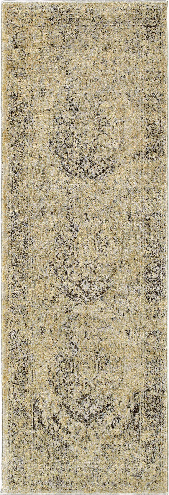 Kaleen Tiziano Tza01-05 3&11x22 x 5&3x22 Gold Area Rug