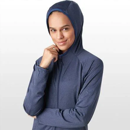 Mammut Nair ml Hooded Jacket - Women's Peacoat Melange - L