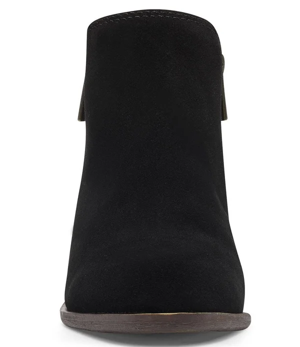 Lucky Brand Basel Women's Boots Black/Camo : 6 M