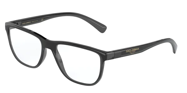 Dolce & Gabbana DG5053 Eyeglasses 3257 Transparent Grey/Black