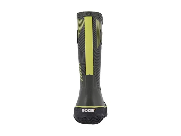 Bogs Kids& Big Geo Rainboot - 2 - Dark Green Multi