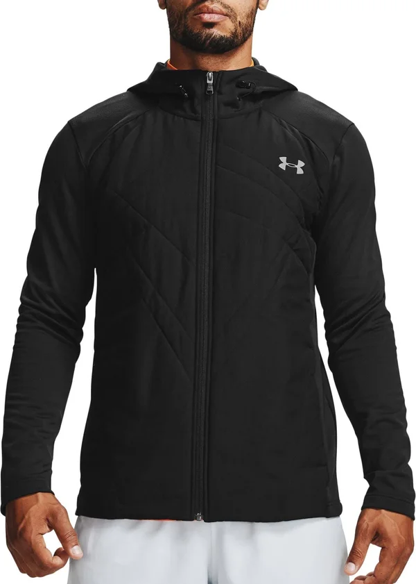 Under Armour Men's ColdGear Sprint Hybrid Jacket - Black