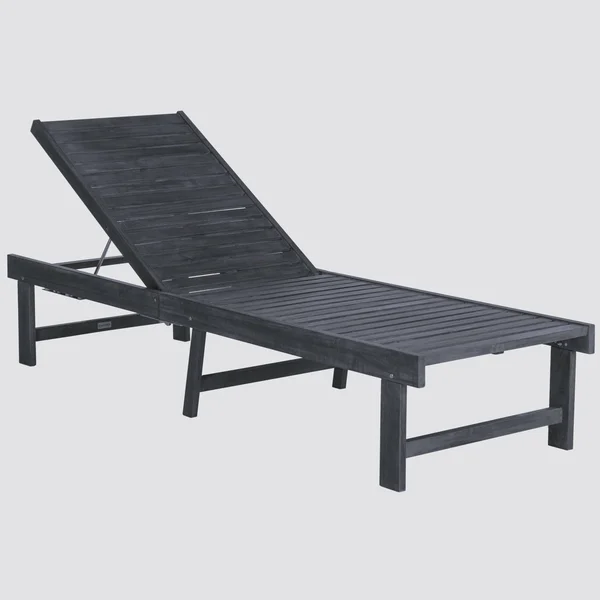 Safavieh Ash Grey/Beige Inglewood Chaise Lounge Chair