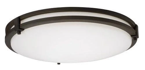 Lithonia Lighting 11750 BZA M4 Saturn Flush Mount Ceiling Light