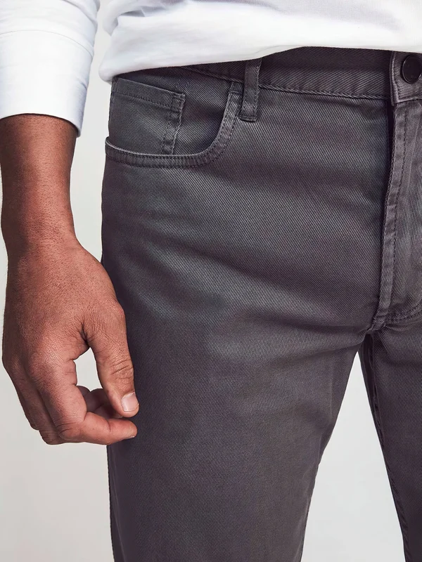Faherty Men's Comfort Twill 5-Pocket 2.0 Pants - Rugged Grey - Size 29, Cotton Blend