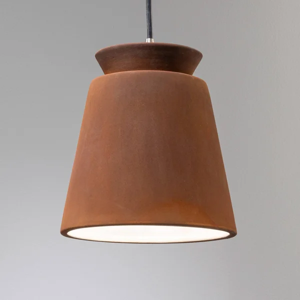 Justice Design CER-6425-PWGN-NCKL-BKCD-LED1-700 Radiance Collection - 1 Light Pendant Dedicated LED Pewter Green Brushed Nickel