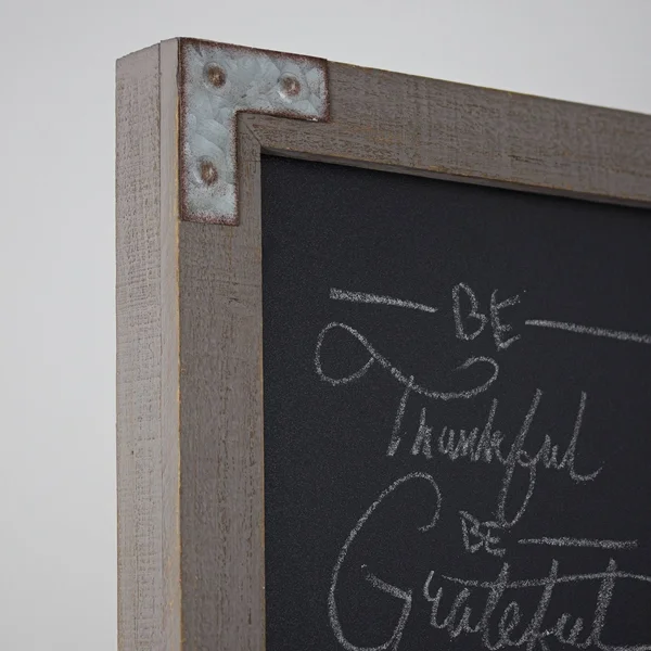 Rustic Chalkboard 2 Bins Wall Organizer