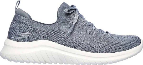 Skechers Women's Ultra Flex 2.0 - Flash Illusion Sneakers - Gray, 8.5