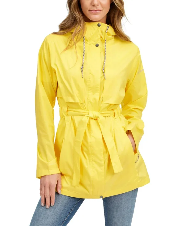 Columbia Pardon My Trench Rain Jacket - Women's Peach Cloud, Xs