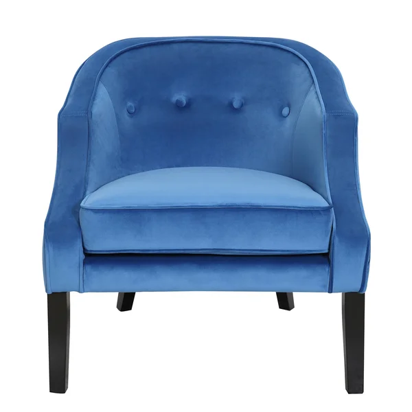 LumiSource Sofia Accent Chair Blue Velvet