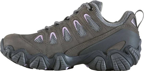 Oboz Women's Sawtooth II Low BDry Shoe - 6 Wide - Frost Gray, Sage