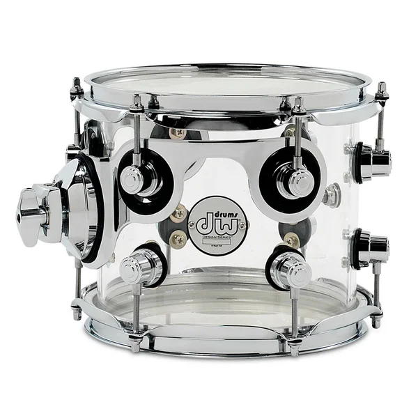 DW Design Series Clear Acrylic Tom - 7x22 x 8x22