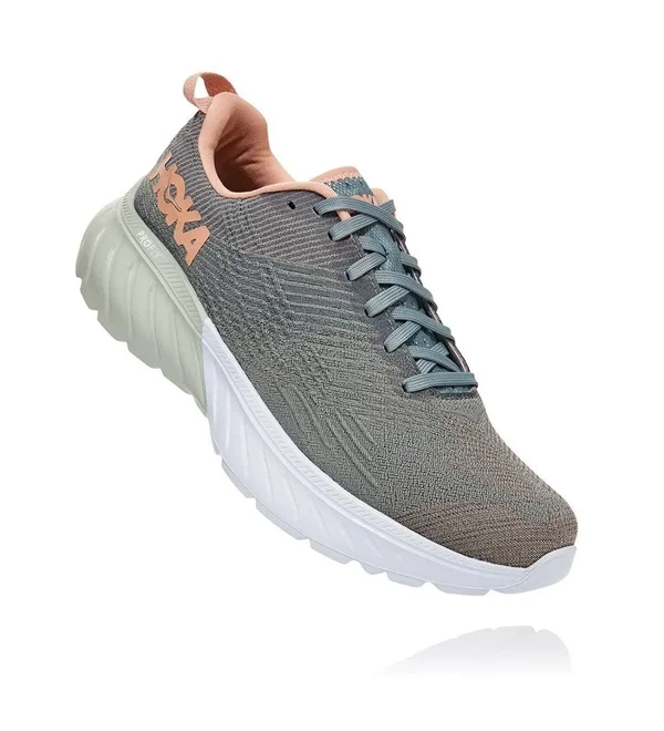 Hoka One One Women's Mach 3 - 6.5 - Lead, Sea Foam