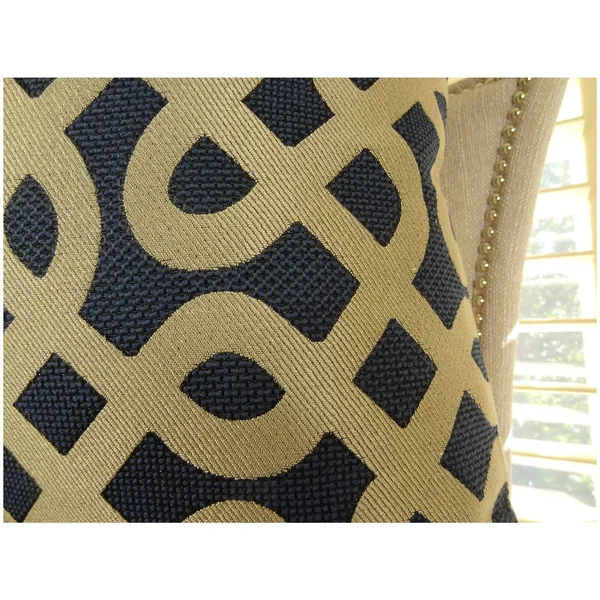 Plutus Graphic Maze Handmade Throw Pillow Double Sided 20x22 x 26x22 Standard
