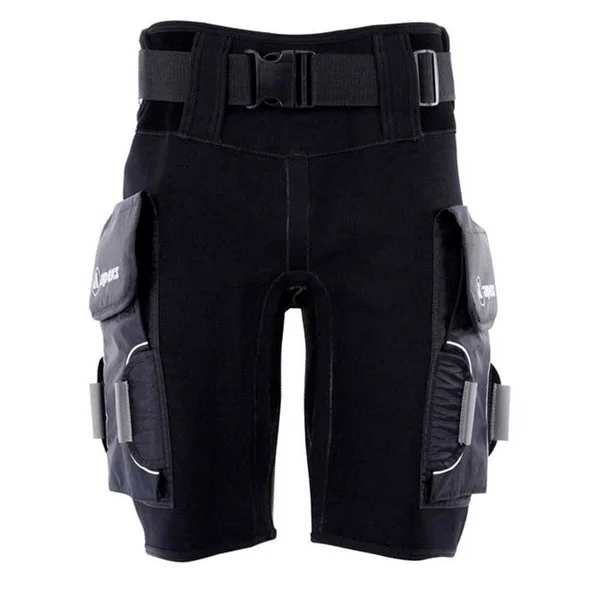 Apeks Tech Shorts, Men's XXL Wetsuit, Black, XXL