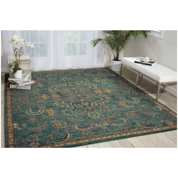 Nourison 2020 NR204 6&6x22 x 9&5x22 Area Rug - Teal