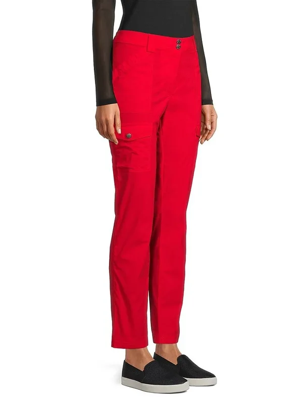 Anatomie Kate Cargo Slim Fit Red Small, Red