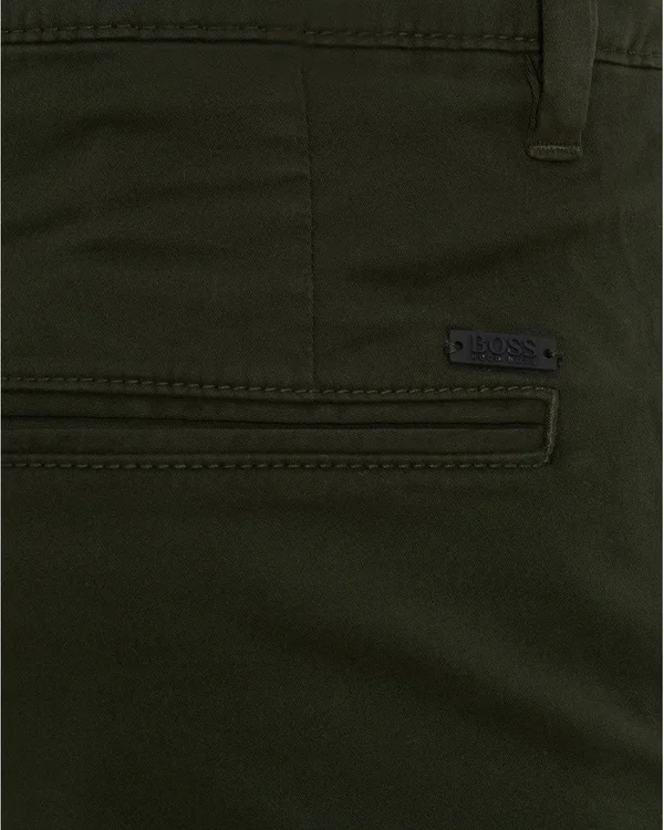 Boss Casual Mens Khaki SCHINO-SLIM Fit Chino Shorts