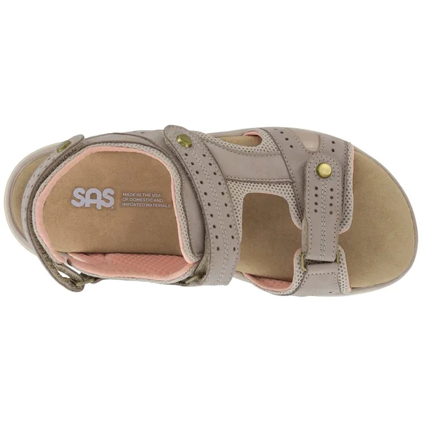SAS Embark - Women's Adjustable Sandal - Taupe 10 Narrow