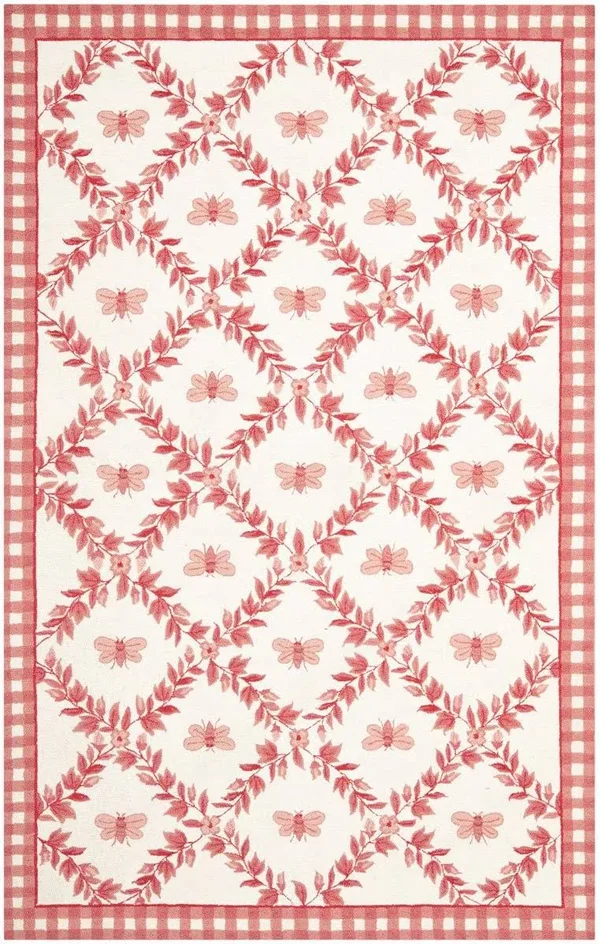 Safavieh Chelsea HK55C 8&9x22 x 11&9x22 Ivory - Rose Area Rug