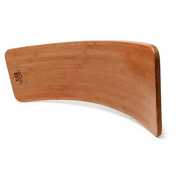 Kinderfeets Original Kinderboard Versatile Waldorf Wood Balance Board - Bamboo, Pink