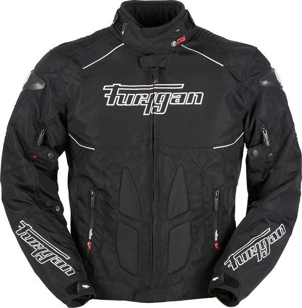 Furygan Titanium Motorcycle Textile Jacket, Black, Size XL