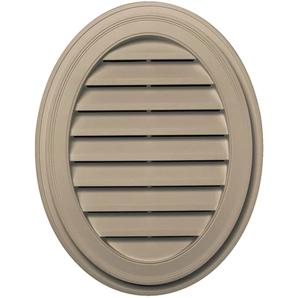 Builders Edge 120042127085 21x22 x 27x22 Oval Vent 085 - Clay