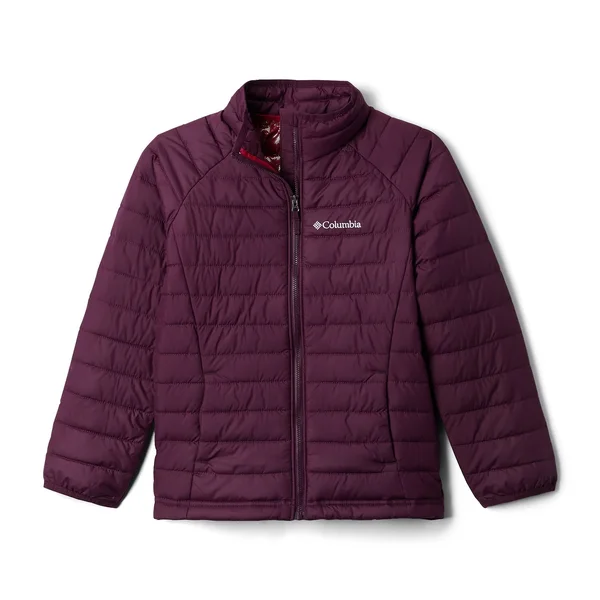 Columbia Girls Powder Lite Jacket, Purple Dahlia, Large