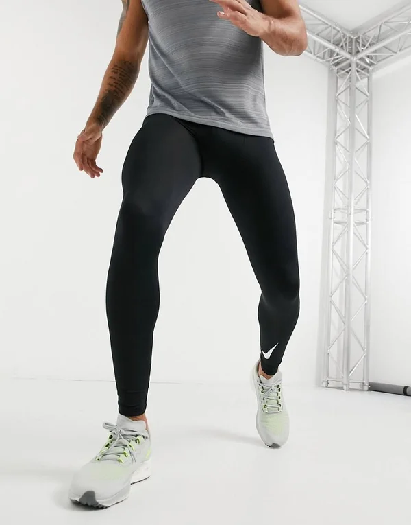 Nike Men's Pro Warm Tights - Small, Black