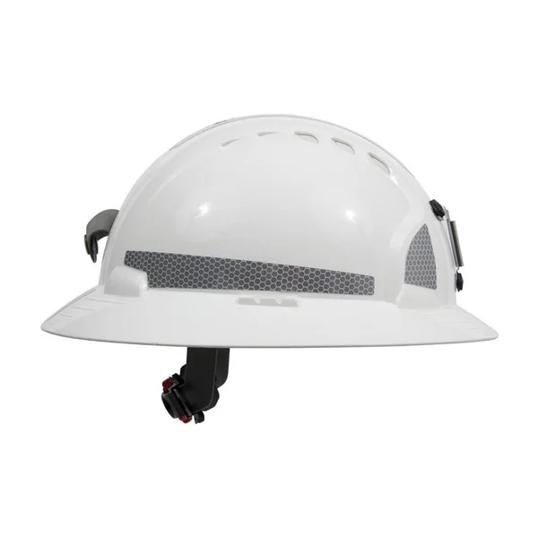 PIP 280-EV6161MCR2-60 Evolution Deluxe 6161 Full Brim Mining Hard Hat with HDPE Shell - 6-Point Polye