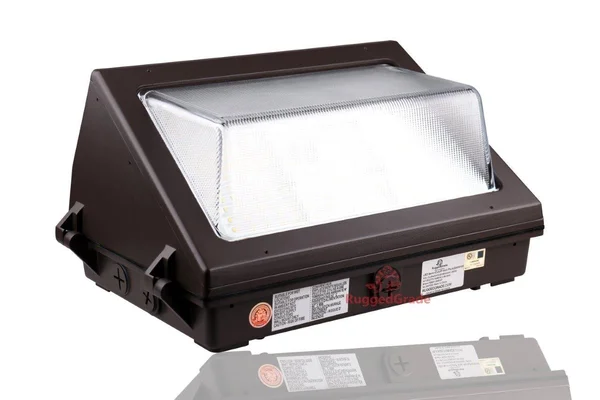 60 Watt LED Wall Pack Light - 8 - 700 Lumens - 5000K Bright White - High Efficiency 140 Lumen to Watt- DLC Premium Listed - Dorado