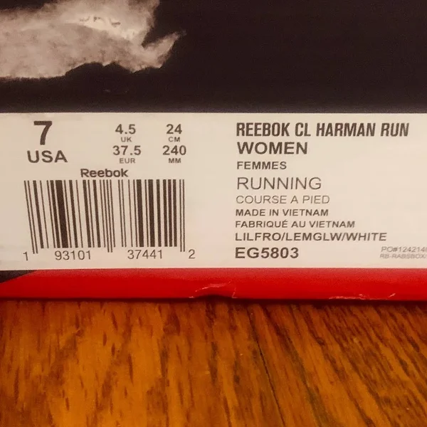 Reebok Women's Classic Harman Run Sneaker, Size: 7, White