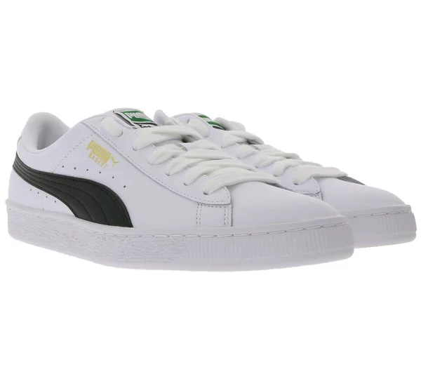 Puma Basket Classic LFS-White Black-10.5