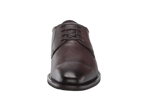 Ecco Calcan Plain Toe Tie Men's Shoes Cocoa Brown : 45 (US Men's 11-11.5) M