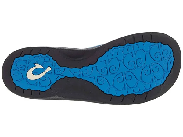 Olukai &Ohana Women's Flip Flops Ocean Blue - Black - 5