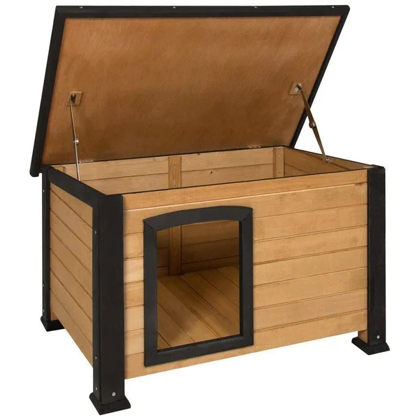 Brand 484 Indoor Outdoor Dog House Small to Medium Pet All Weather Doghouse Puppy Shelter
