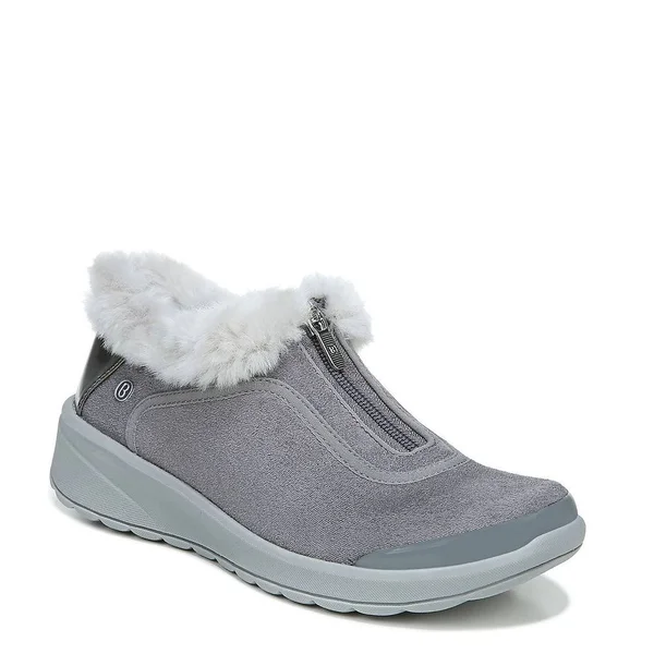 Bzees Golden Zip Women's Boots Steel Grey : 7 W