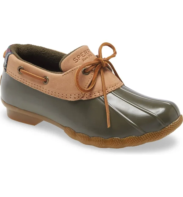 Sperry Women's Saltwater 1-Eye Boot - 8.5 - Tan, Olive