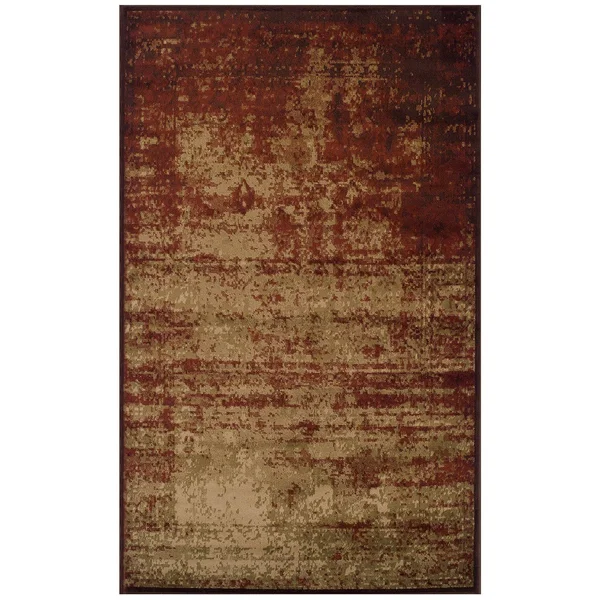 Superior Modern Afton Acid Wash Area Rug (5'X8') Grey