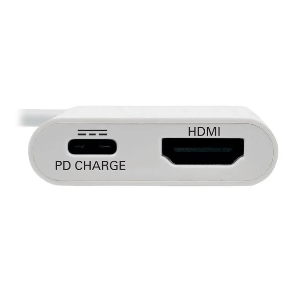 Tripp Lite USB C to HDMI Multiport Video Adapter Converter with USB-A Hub, USB-C PD Charging, Gigabit Ethernet Port, Thunderbolt