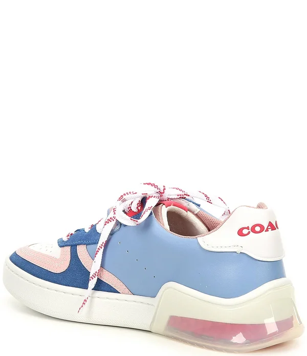 Coach Women's Citysole Court Sneakers - Optic White/ Lilac