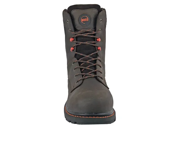 Hoss Boots Mens Carson Composite Toe EH Work S Casual Shoes Brown