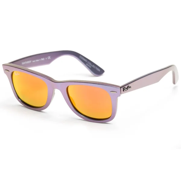 Ray-Ban Men's Original Wayfarer Cosmo Purple Sunglasses - Purple Frames/Orange Lenses